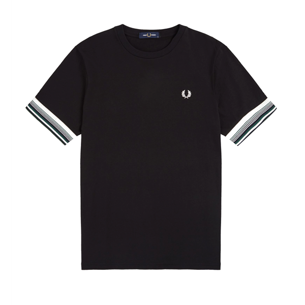 Fred Perry - Bold Cuff T-Shirt - Black
