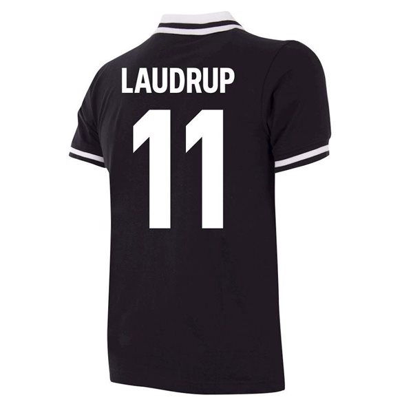 Juventus FC Retro Football Shirt Away 1986-1987 + Laudrup 11