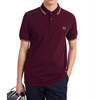 Fred Perry - Twin Tipped Polo Shirt - Mahogany/ Warm Stone