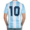 Le Coq Sportif - Argentina Retro Football Shirt WC 1986 + Number 10