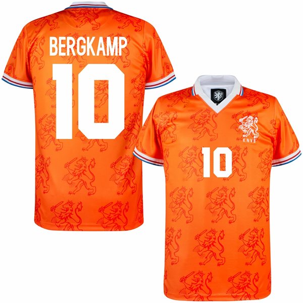 Holland Retro Shirt WK 1994 + Bergkamp 10