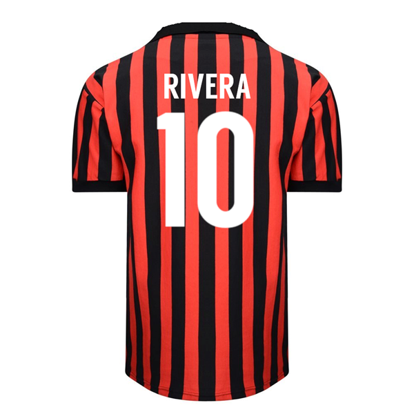 AC Milan Retro Football Shirt 1967-1968 + Rivera 10