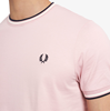 Fred Perry - Twin Tipped T-Shirt - Chalky Pink