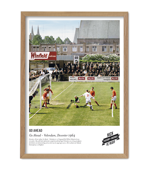 FC Kluif - Go Ahead-Volendam - 1964 (70 x 50 cm) Poster