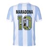 Argentina Retro Football Shirt WC 1986 + Maradona 10 (Photo Style)