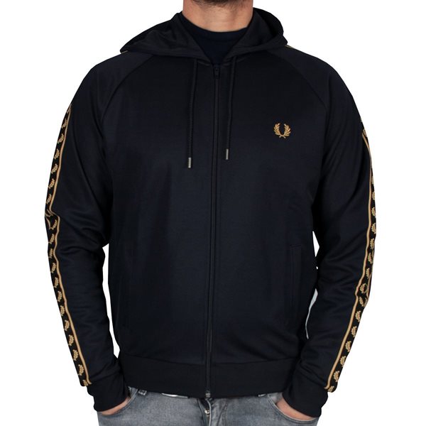 お得用 FRED PERRY TAPED HOODED TRACK JACKET - grupofranja.com