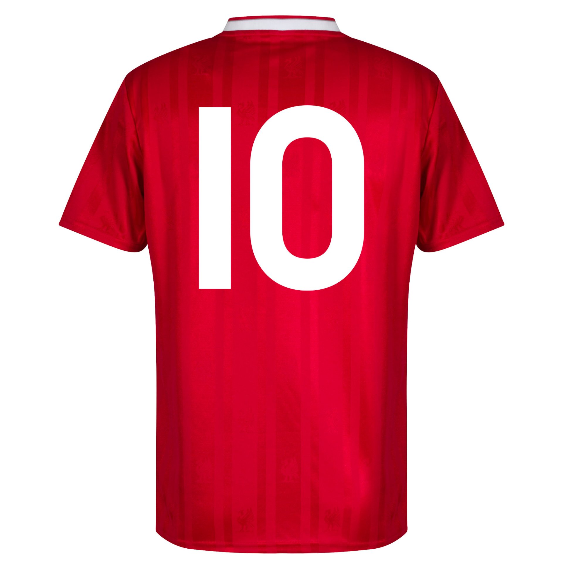 Liverpool FC Candy Retro Football Shirt 19881989 + Number 10 Sportus Where sport meets fashion