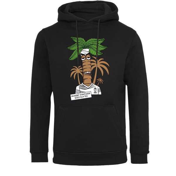 Rugby Vintage - Fiji 'Bored' Palmboom Hoodie - Zwart