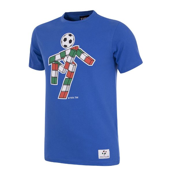 COPA Football - World Cup 1990 Mascot T-Shirt - Blue