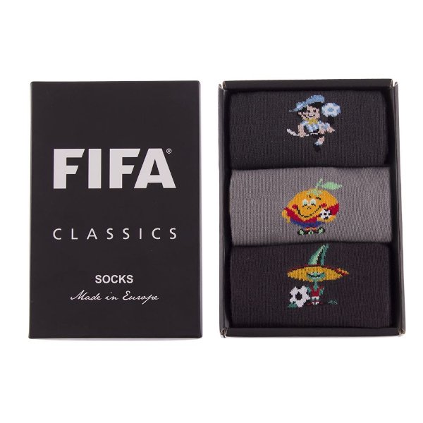 COPA Football - WK 1978-1982-1986 Mascotte Casual Sokken Box Set