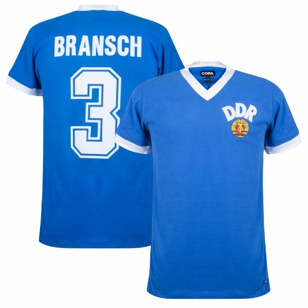 DDR Retro Football Shirt WC 1974 + Bransch 3