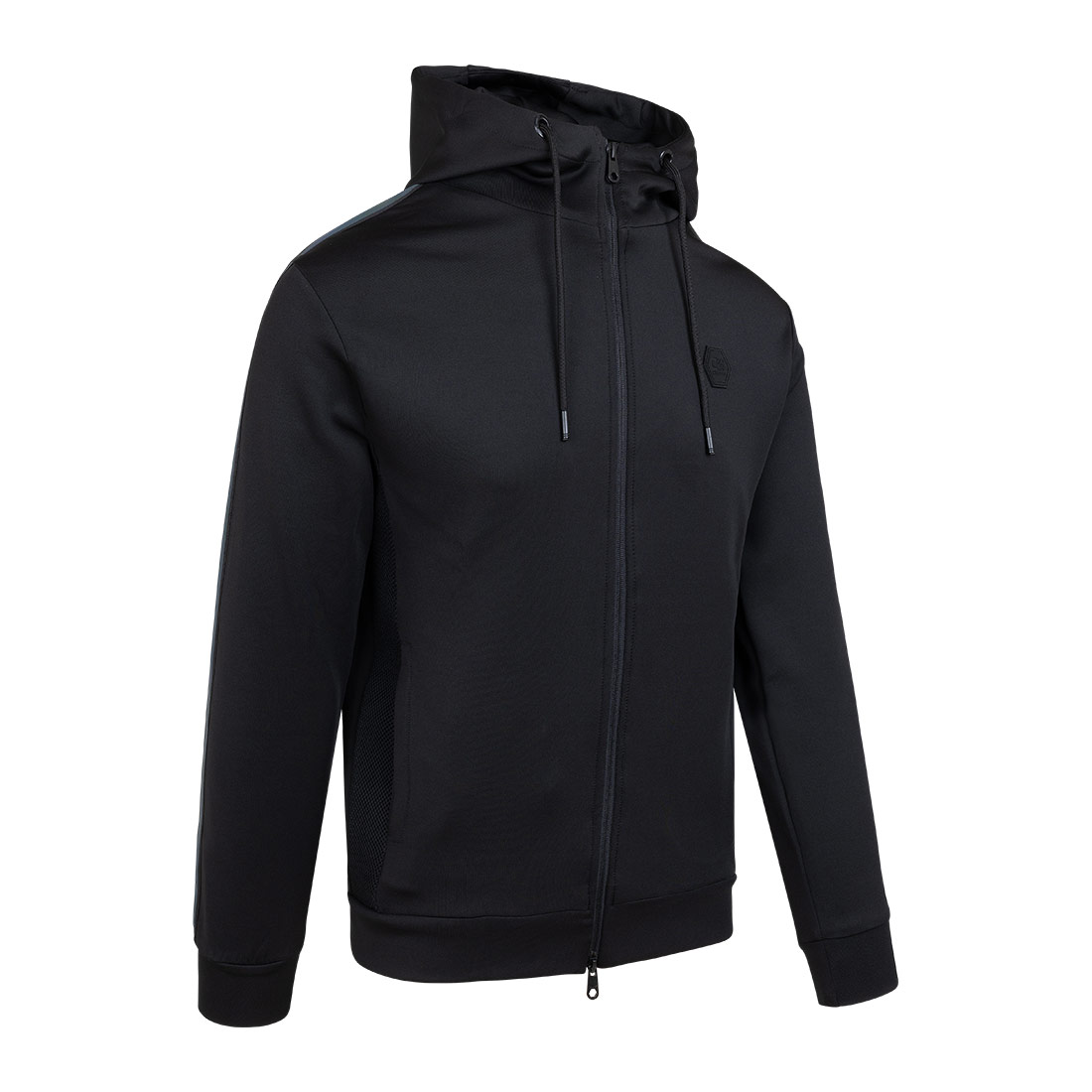 Cruyff Joel Hooded Scuba Track Jacket Black Sportus Where sport