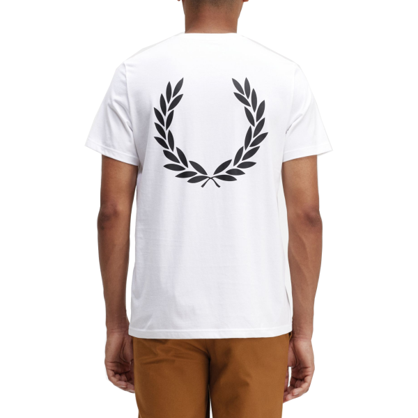 Fred Perry - Back Graphic T-Shirt - White