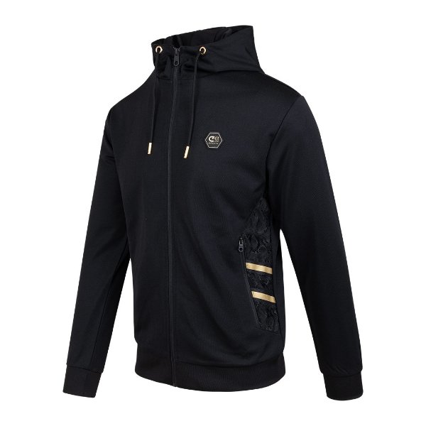 Cruyff - Samuel Hooded Trainingsjack - Zwart