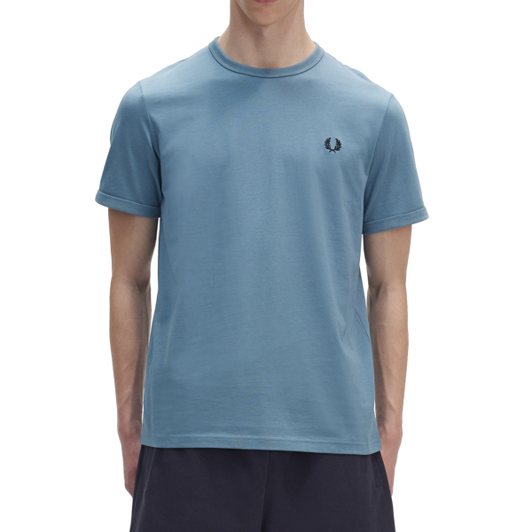 Fred Perry - Ringer T-Shirt - Ash Blue - M3519-S13