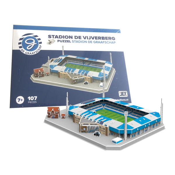 De Graafschap Stadion De Vijverberg - 3D Puzzel