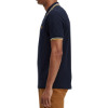 Fred Perry - Twin Tipped Polo Shirt - Navy/ Ecru/ Golden Hour