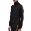Fred Perry - Contrast Tape Track Jacket - Black/ Shaded Stone