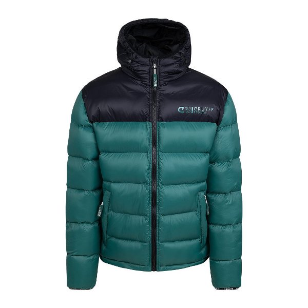 Cruyff Sports - Puffer Winterjas - Donkergroen
