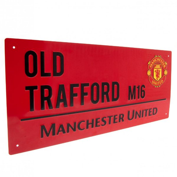 Manchester United FC Street Sign