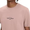 Fred Perry - Embroidered T-Shirt - Dark Pink