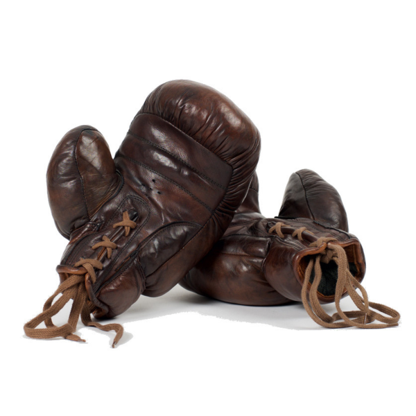 Picture of JW & Sons - Vintage Leather Boxing Gloves 1920 - Dark Brown