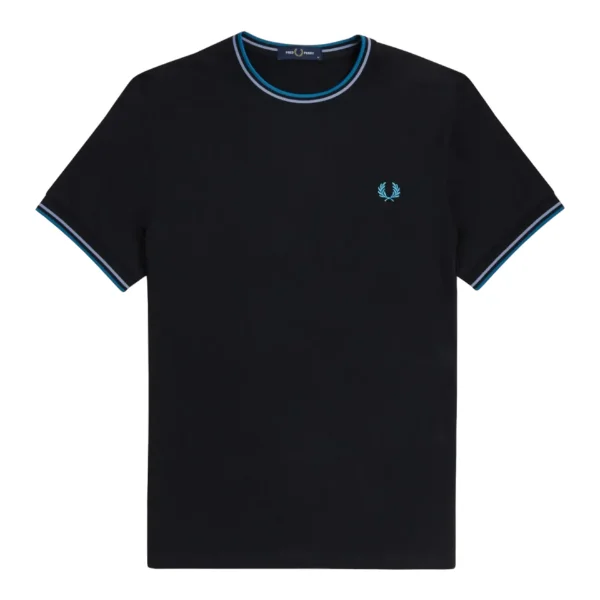 Picture of Fred Perry - Twin Tipped T-Shirt - Black
