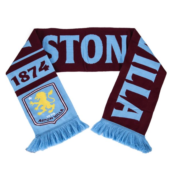 Aston Villa Fan Scarf - Claret/ Blue
