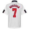 Score Draw - Engeland Retro Voetbalshirt WK 1998 + Beckham 7