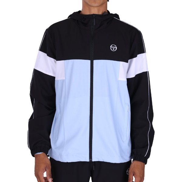 Sergio Tacchini - Caspio Track Jacket - Black/ Sky Blue